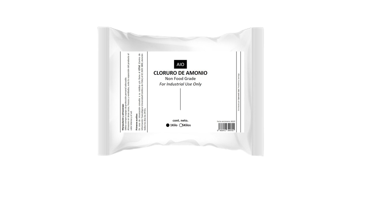 CLORURO DE AMONIO IMAG Cloruro De Amonio Industrial 1 Kg (Grado No Alimenticio) - Imagen 1